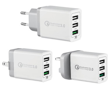 QC3.0 3 ports wall charge