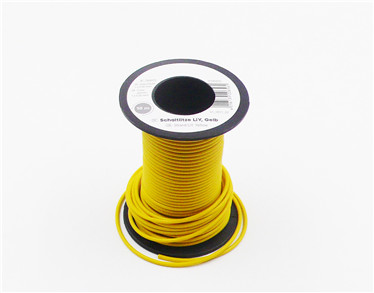Yellow LIY Cable in Black Spool