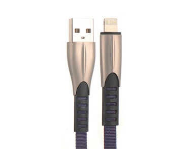 ZINC ALLOY SHELL FLAT CELLPHONE CABLE